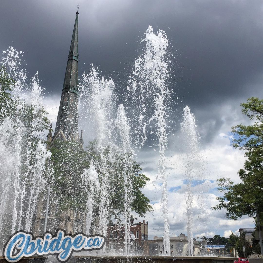 Throwing back to the Centennial Fountain. May it be operational again soon! #mycbridge #throwbackthursday