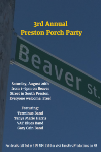 Preston Porch Party