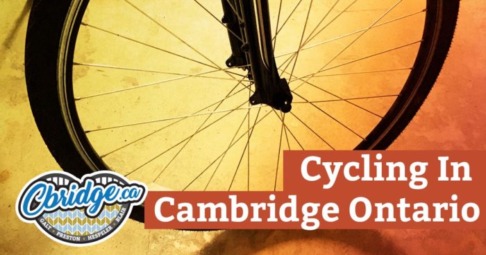 Cycling in Cambridge Ontario
