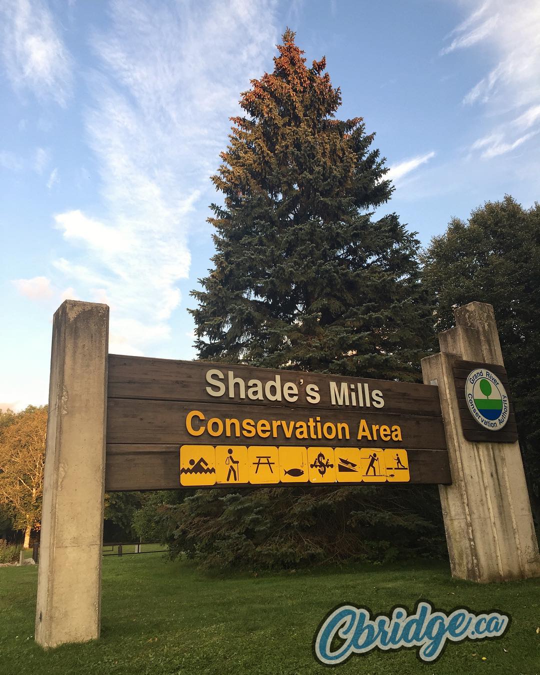 Getting shady at Shade’s Mills – open from dawn to dusk every day #cbridge #mycbridge #grca