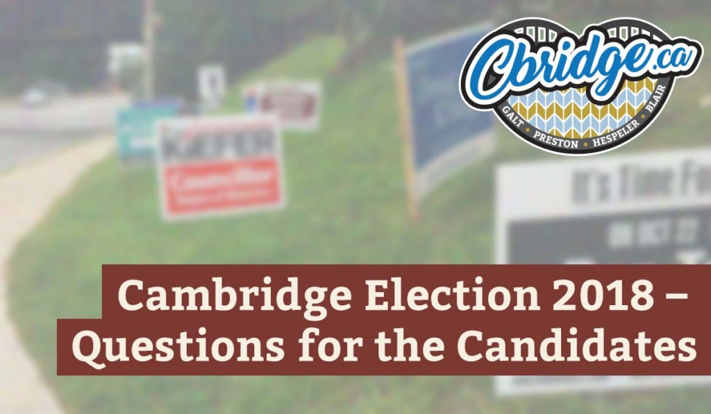 2018 Cambridge Election Questions For The Candidates