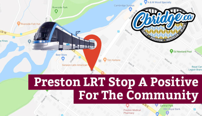 Preston LRT Stop A Positive For The Community