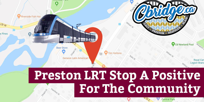 Preston LRT Stop A Positive For The Community